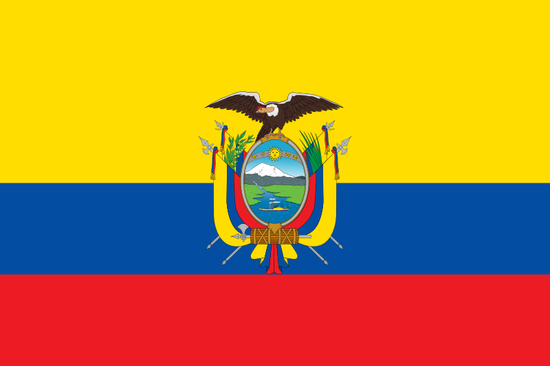 厄瓜多國旗圖案