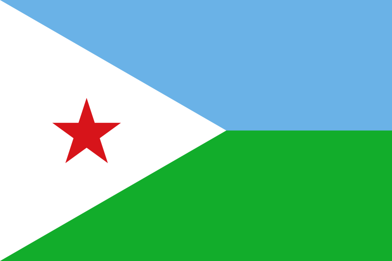 吉布地國旗圖案