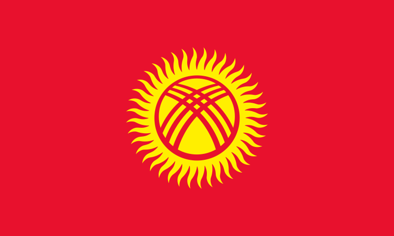 吉爾吉斯國旗圖案