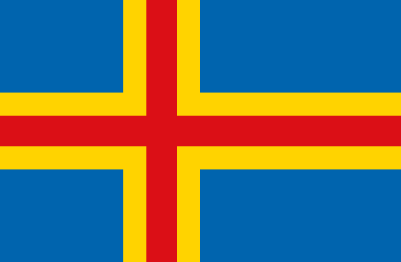 奧蘭群島國旗圖案