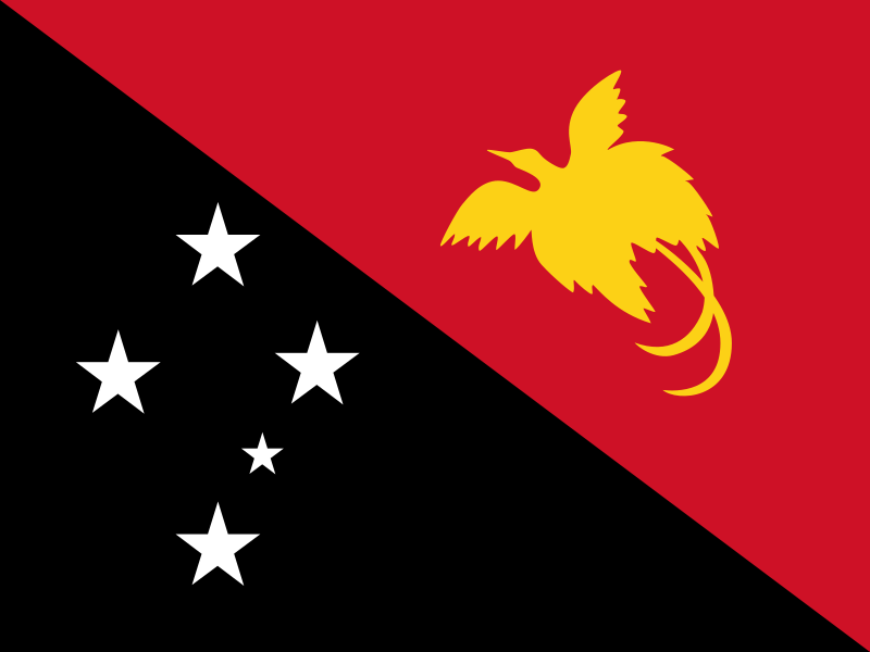 巴布亞紐幾內亞國旗圖案
