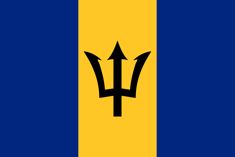 巴貝多國旗圖案