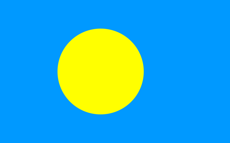 帛琉國旗圖案