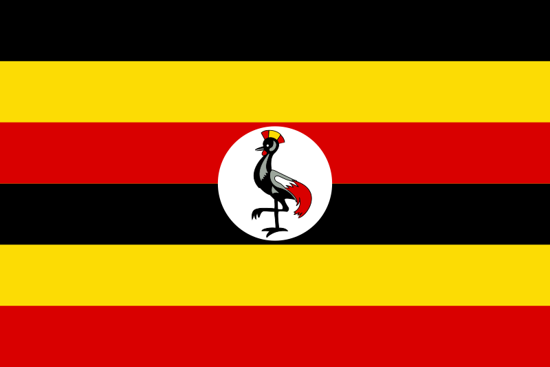 烏干達國旗圖案