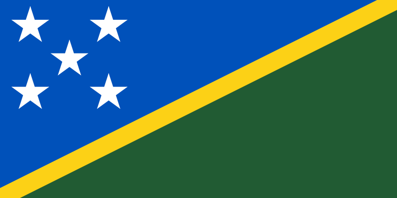 索羅門群島國旗圖案