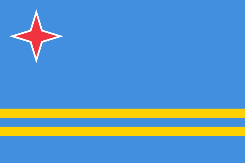 阿魯巴國旗圖案