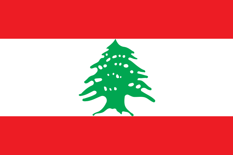 黎巴嫩國旗圖案